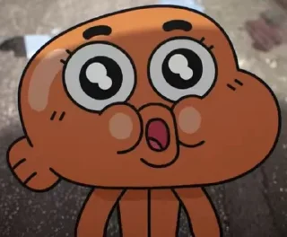 🤩 emoji Дарвин Уоттерсон 🧡 Telegram sticker 9 of 99