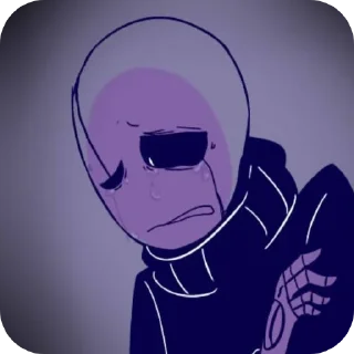 😭 emoji Gaster ➩ @Earth928B Telegram sticker 8 of 50