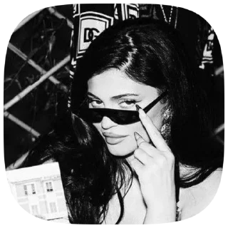 😎 emoji Kylie Jenner • @S97MX Telegram sticker 20 of 25