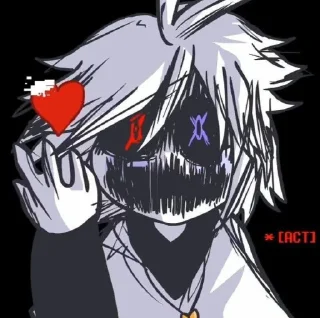 🤩 emoji X!Chara underverse ✷ @Ruzi_heh Telegram sticker 21 of 120