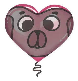 💕 emoji pug&frog @venve_r Telegram sticker 20 of 20