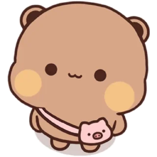 😊 emoji Dudu & Bubu 10 @twix_bears Telegram sticker 7 of 120