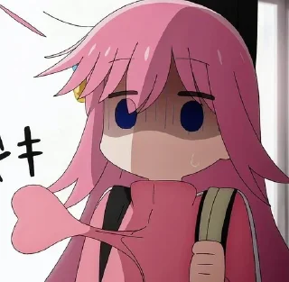 💓 emoji bocchi & ?¿ | ➩ tg: @wexsavi 👀 Telegram sticker 17 of 45