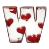 🤩 emoji letters wr ⟡ @stikidari @TgEmodziBot Telegram sticker 21 of 37
