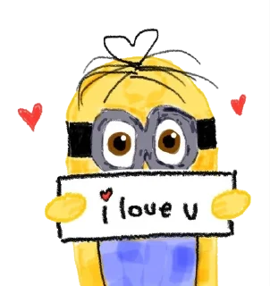 🌟 emoji миньоны вперет Telegram sticker 13 of 24