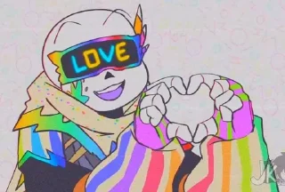 🌈 emoji FreshInk!Sans Telegram sticker 16 of 60