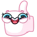 👍 emoji ❤️‍🔥 «Маршмеллита» — @VkontakteEmoji Telegram sticker 16 of 48