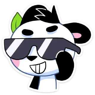 😎 emoji ❤️‍🔥 «Пандик» — @VkontakteEmoji Telegram sticker 11 of 48