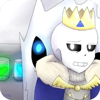 👑 emoji Storyshift Sans @UndertaleDeltaruneStickersArts Telegram sticker 17 of 26