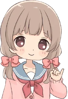 🙂 emoji Зайка–тян 2 @nyasticks Telegram sticker 10 of 41
