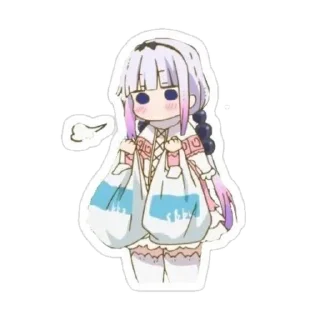 Sticker from Кобаяши Канна от @miky_qwl
