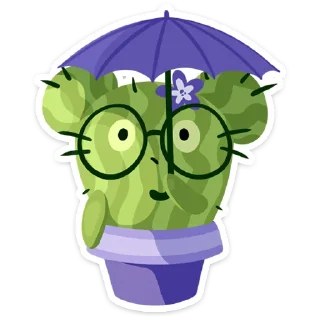 ☔️ emoji Туся 👉 @stik98 Telegram sticker 10 of 46
