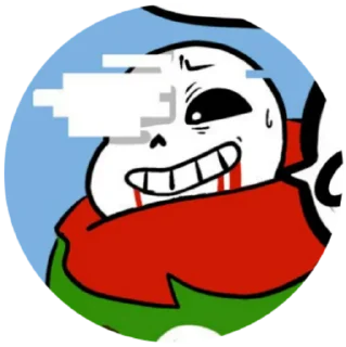 😅 emoji Underverse Telegram sticker 8 of 67