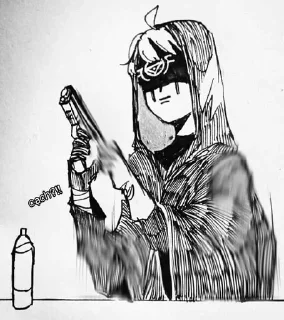 🔫 emoji Cursed IDV @SleepyHero Telegram sticker 6 of 120