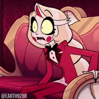 🥰 emoji @CLOOBHUB ⌥ ОТЕЛЬ ХАЗБИН HAZBIN HOTEL СТИКЕРЫ ТГ Telegram sticker 16 of 35