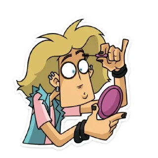😄 emoji Глэм Telegram sticker 18 of 18