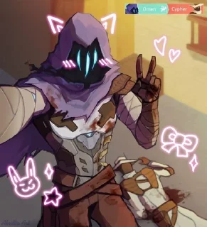 Sticker from Omen