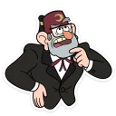 🤔 emoji Дядя Стэн :: @stickroom Telegram sticker 22 of 28