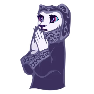 🙏 emoji The Eereelee town (commissions are open) Telegram sticker 18 of 68