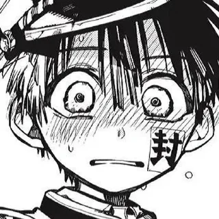 😳 emoji Hanako-kun manga Telegram sticker 8 of 55