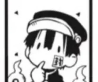 🤭 emoji Hanako-kun manga Telegram sticker 15 of 55