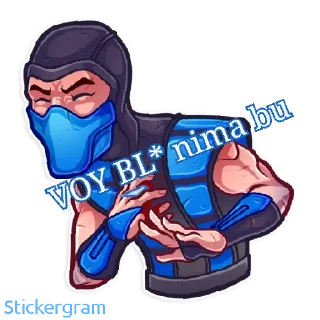 😅 emoji mortal kombat Telegram sticker 12 of 26