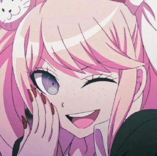 💗 emoji Junko Enoshima<3 Telegram sticker 17 of 51