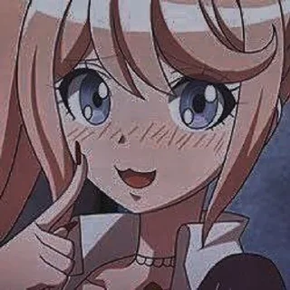 💗 emoji Junko Enoshima<3 Telegram sticker 10 of 51