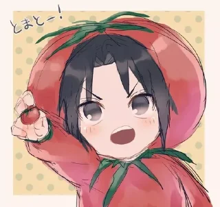 🍅 emoji Sasuke Telegram sticker 13 of 17
