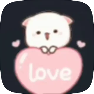❤️ emoji 🐼💗медведки💗🐼 Telegram sticker 9 of 31