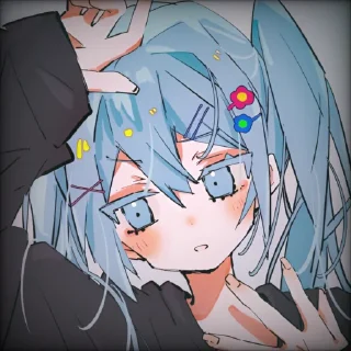 🌙 emoji 𝐇𝐚𝐭𝐬𝐮𝐧𝐞 𝐌𝐢𝐤𝐮 || @mirrorliann Telegram sticker 12 of 120