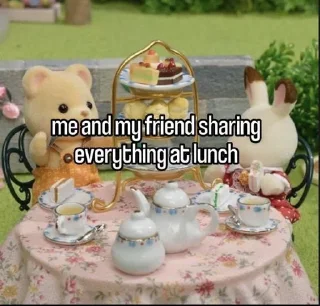 🍽️ emoji Sylvanian families Telegram sticker 24 of 29