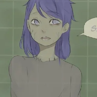 👻 emoji Меган Салли Фейс Telegram sticker 22 of 23