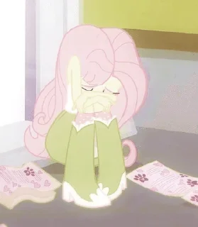 Sticker from Fluttershy : @xellb