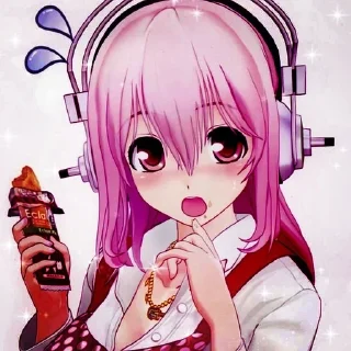 🌟 emoji —Super Sonico🍒 :: @uziemdqlzl Telegram sticker 23 of 50