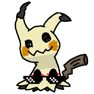 😳 emoji Mimikyu special Telegram sticker 13 of 20