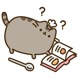🌟 emoji Пушин 🤍 ::  @Ksyusha_Pusheen and @fStikBot Telegram sticker 12 of 52