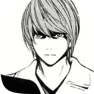 Sticker from Light Yagami