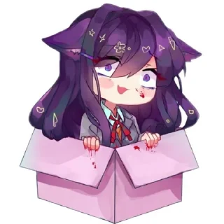 👄 emoji Yuri! @Buzzybuzzy_cutecute Telegram sticker 9 of 57