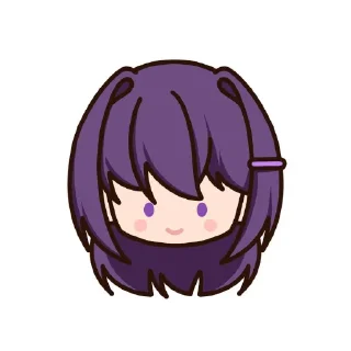 👍 emoji Yuri! @Buzzybuzzy_cutecute Telegram sticker 7 of 57