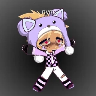 😩 emoji Gasha|пупс💜 Telegram sticker 13 of 15