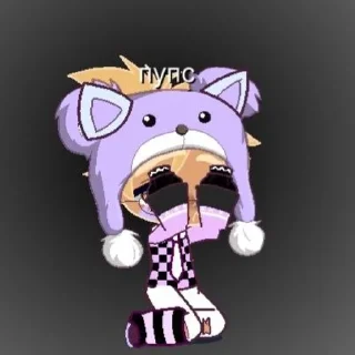 😭 emoji Gasha|пупс💜 Telegram sticker 12 of 15