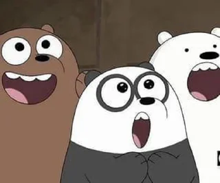 🤩 emoji We Bare Bears Telegram sticker 9 of 115