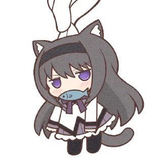 🐟 emoji Akemi Homura Pack! Telegram sticker 23 of 64