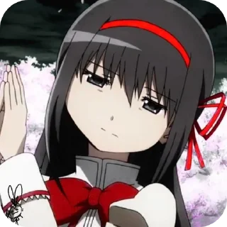 💇 emoji Akemi Homura Telegram sticker 19 of 56