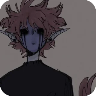🫀 emoji 🔪 Crᴇᴇᴩyᴩᴀsᴛᴀ 🖤 Telegram sticker 24 of 120