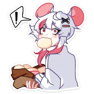 🍔 emoji Мауси в кофте (@TgSticker) Telegram sticker 22 of 48