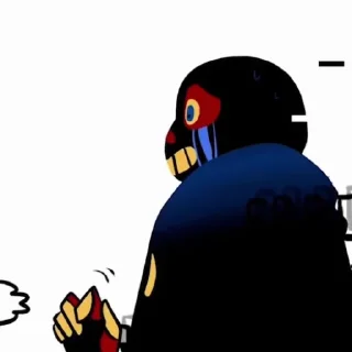 😟 emoji Эррор!Санс Telegram sticker 12 of 120