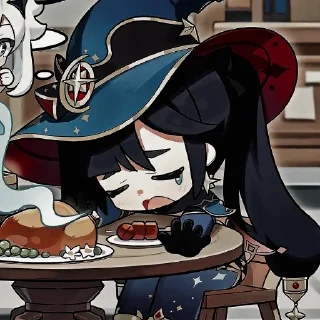 🪬 emoji 𖤐˚. Mona. Telegram sticker 13 of 15