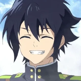 😁 emoji Последний серафим @anime_sticks Telegram sticker 13 of 20